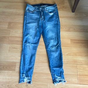Judy Blue high waisted distressed skinny jeans size 13